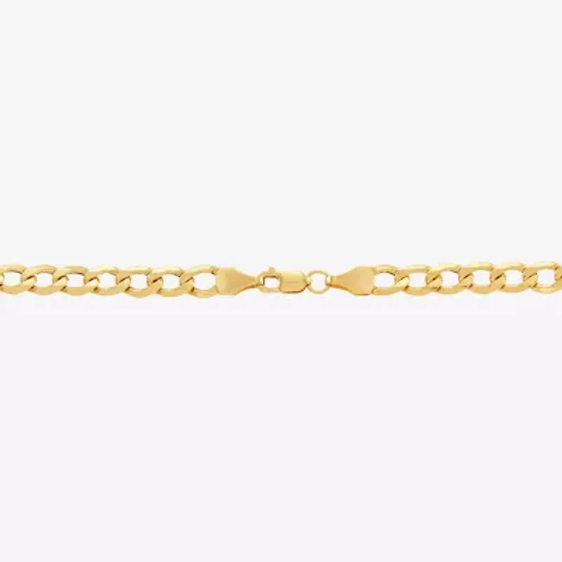 Made Italy Unisex Adult 18 - 22 Inch 10K Gold Link Necklace