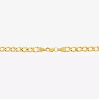 Made Italy Unisex Adult 18 - 22 Inch 10K Gold Link Necklace