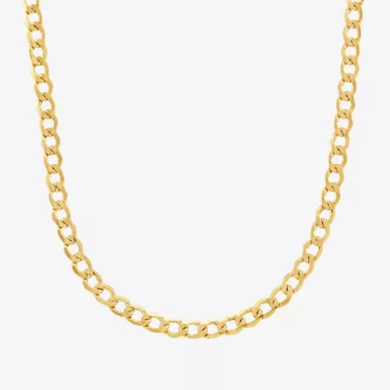 Made in Italy Unisex Adult 18 - 22 Inch 10K Gold Link Necklace