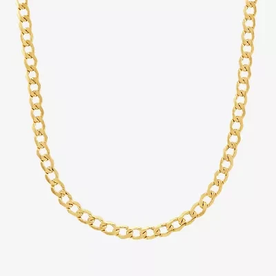 Made Italy Unisex Adult 18 - 22 Inch 10K Gold Link Necklace