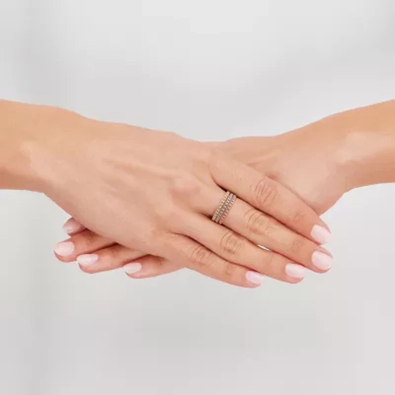 Curb Womens 14K Rose Gold Band