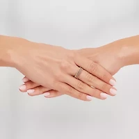 Curb Womens 14K Rose Gold Band