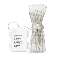 5' 6-Strand LED Curtain String Lights