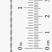 Made in Italy Womens Sterling Silver 18 Inch Herringbone Chain Necklace