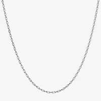Made in Italy Womens Sterling Silver 18 Inch Herringbone Chain Necklace