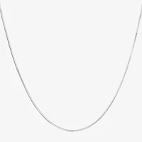 Made Italy Womens Sterling Silver 16 Inch Snake Chain Necklace