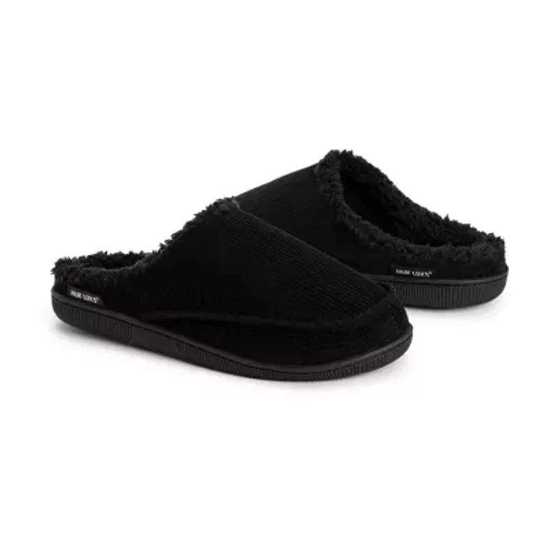 Muk Luks Mens Memory Foam Clog Slippers