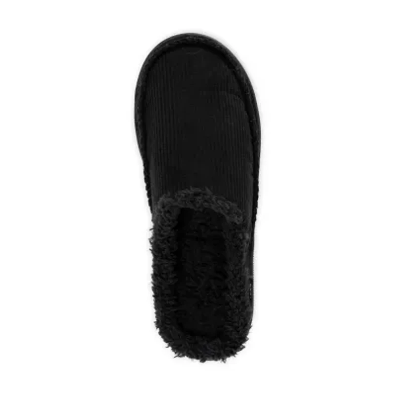 Muk Luks Mens Memory Foam Clog Slippers