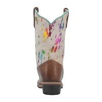 Dan Post Little & Big Kid Girls Rumi Block Heel Cowboy Boots