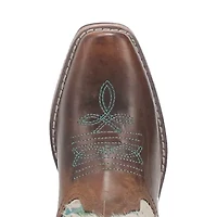 Dan Post Little & Big Kid Girls Rumi Block Heel Cowboy Boots