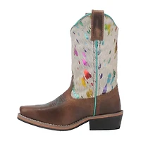 Dan Post Little & Big Kid Girls Rumi Block Heel Cowboy Boots