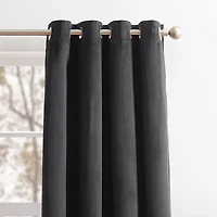 G.H. Bass & Co. Clark Grommet Top Blackout Set of 2 Curtain Panel