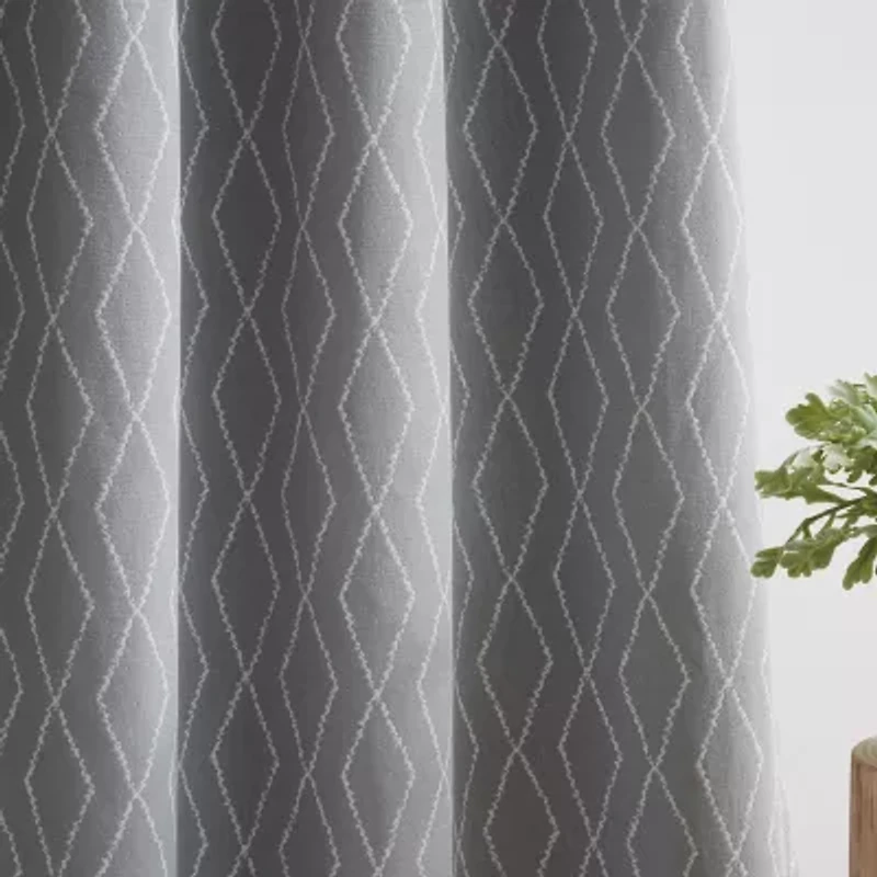 G.H. Bass & Co. River Grommet Top Blackout Set of 2 Curtain Panel