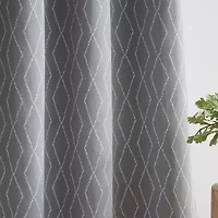 G.H. Bass & Co. River Grommet Top Blackout Set of 2 Curtain Panel