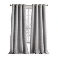 G.H. Bass & Co. River Grommet Top Blackout Set of 2 Curtain Panel