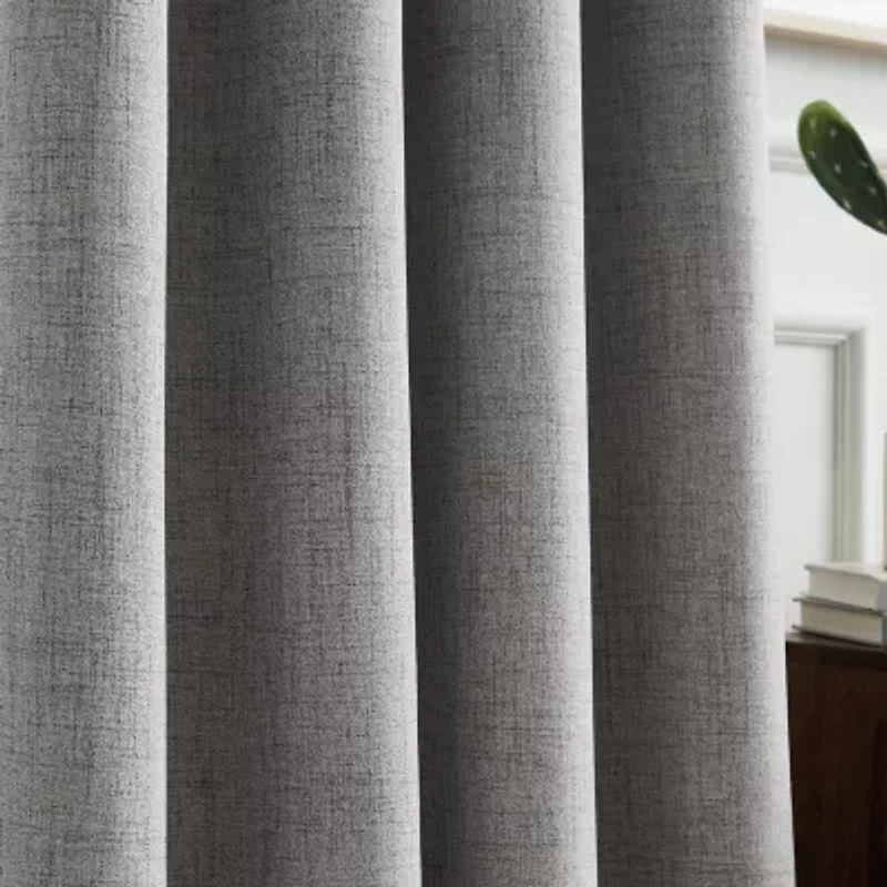 G.H. Bass & Co. Terrain Grommet Top Blackout Set of 2 Curtain Panel