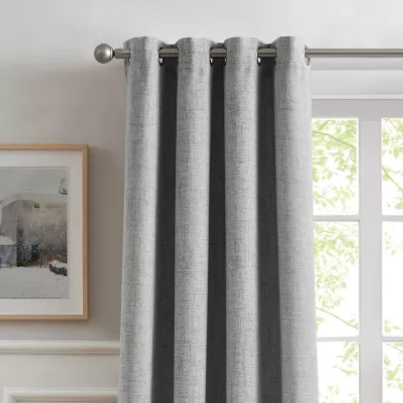 G.H. Bass & Co. Terrain Grommet Top Blackout Set of 2 Curtain Panel