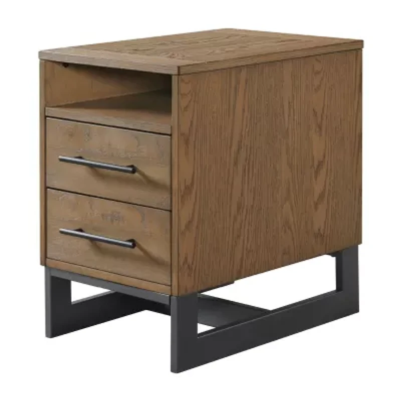 Eden 2-Drawer Chairside Table
