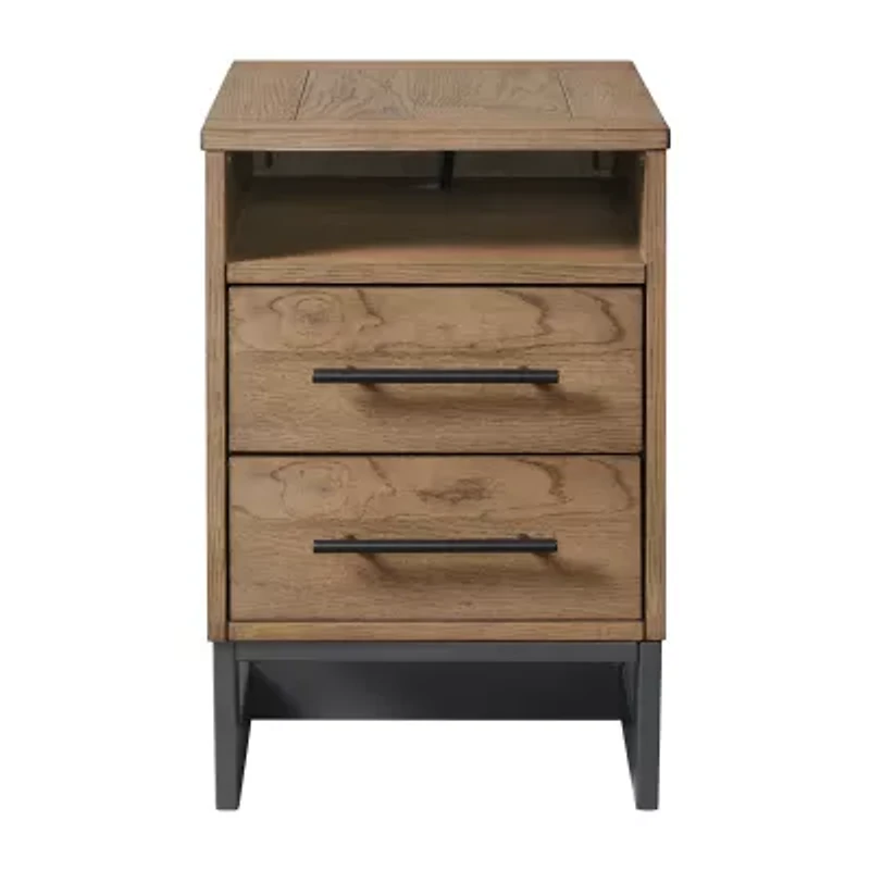 Eden 2-Drawer Chairside Table