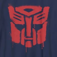 Drippy Autobot Little & Big Kid Boys Crew Neck Short Sleeve Slim Fit Transformers Graphic T-Shirt