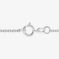 Womens Lab Created Gemstone Sterling Silver Pear 18 Inch Pendant Necklace