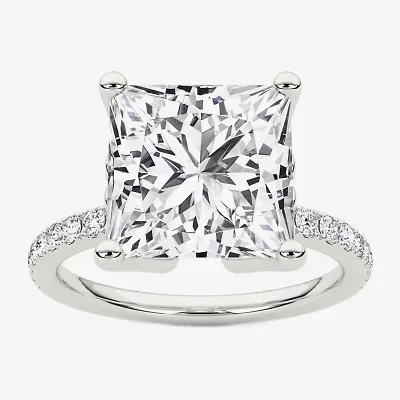Grown Gorgeous (F / Vs2) Womens / Ct. T.W. Lab White Diamond 14K Gold Side Stone Engagement Ring