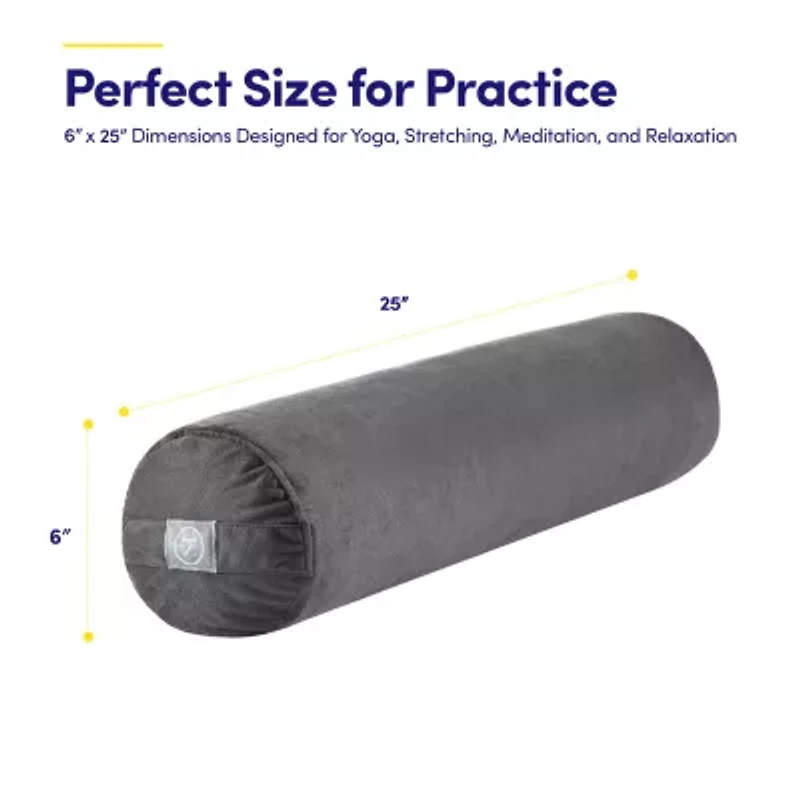 Sweet Home Collection Yoga Portable Cushion Bolster Pillow