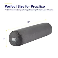 Sweet Home Collection Yoga Portable Cushion Bolster Pillow