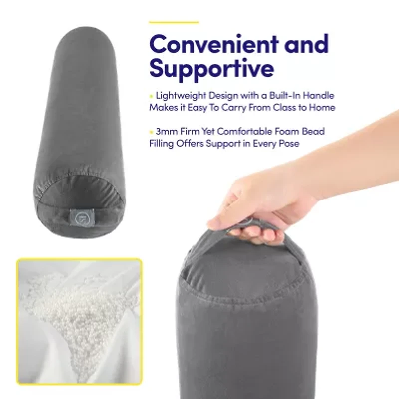Sweet Home Collection Yoga Portable Cushion Bolster Pillow