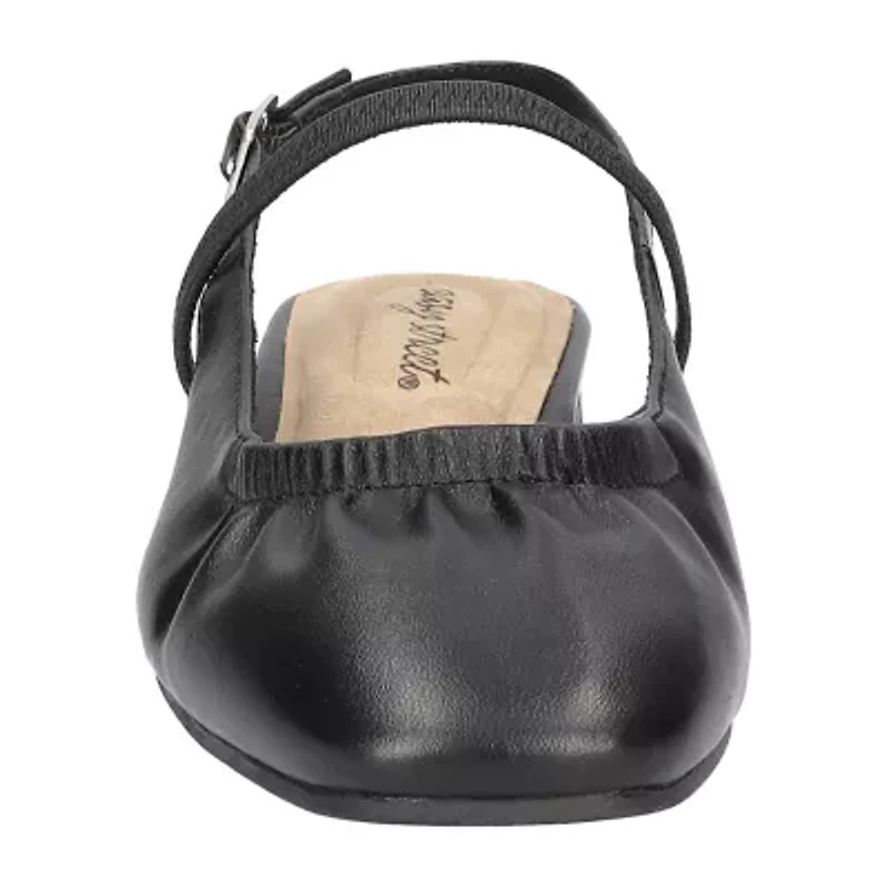 Easy Street Blake Womens Round Closed Toe Ballet Flats