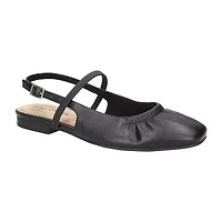 Easy Street Blake Womens Round Closed Toe Ballet Flats