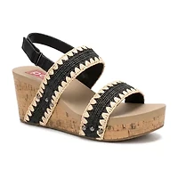 Pop Womens Kabilyn Wedge Sandals