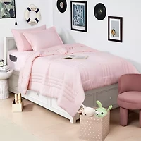 Sweet Home Collection Quilted Cozy Breathable Bedding Set Down Alternative Comforter