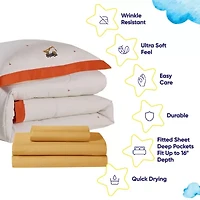 Sweet Home Collection Construction Cozy Kids Bedding Set Down Alternative Comforter