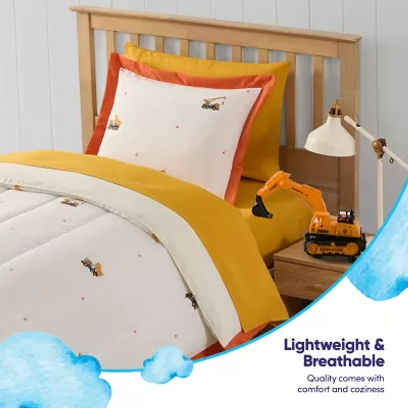 Sweet Home Collection Construction Cozy Kids Bedding Set Down Alternative Comforter