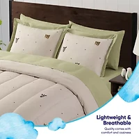 Sweet Home Collection Savana Kids Animal Printed Bedding Set Down Alternative Comforter Set