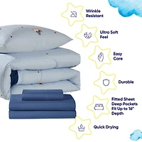 Sweet Home Collection Basketball Cozy Kids Bedding Set Down Alternative Comforter