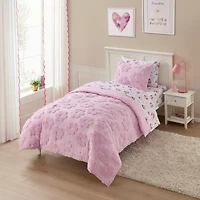 Sweet Home Collection Pheobe Floral Kids Bedding Set Down Alternative Comforter