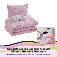 Sweet Home Collection Pheobe Floral Kids Bedding Set Down Alternative Comforter