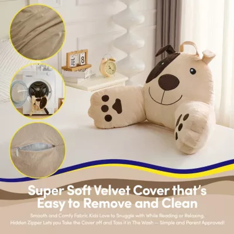 Sweet Home Collection Kids Cute Character Bed Rest Pillow