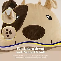 Sweet Home Collection Kids Cute Character Bed Rest Pillow