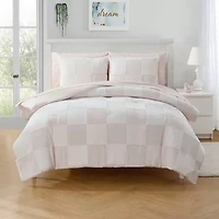 Sweet Home Collection Checkered Cute Kids Bedding Set Down Alternative Comforter Set