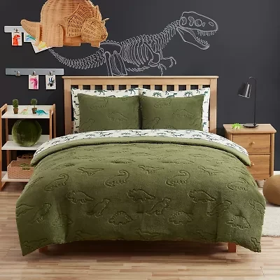 Sweet Home Collection Dino Den Cozy Kids Bedding Set Down Alternative Comforter Set