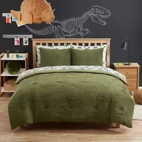 Sweet Home Collection Dino Den Cozy Kids Bedding Set Down Alternative Comforter Set