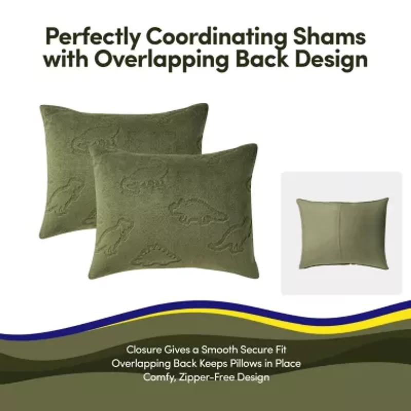 Sweet Home Collection Dino Den Cozy Kids Bedding Set Down Alternative Comforter Set