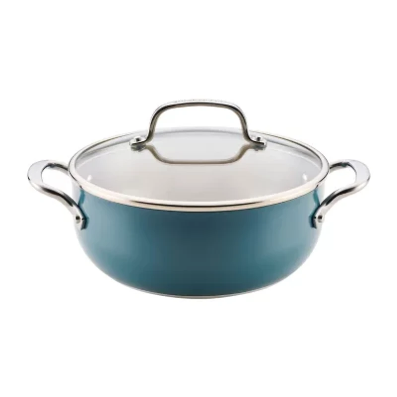 KitchenAid Color-Finished Stainless Steel 3-Ply Base 4-qt. Dutch Oven