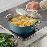 KitchenAid Color-Finished Stainless Steel 3-Ply Base  4-qt. Dutch Oven