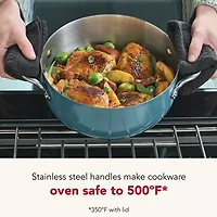KitchenAid Color-Finished Stainless Steel 3-Ply Base  4-qt. Dutch Oven