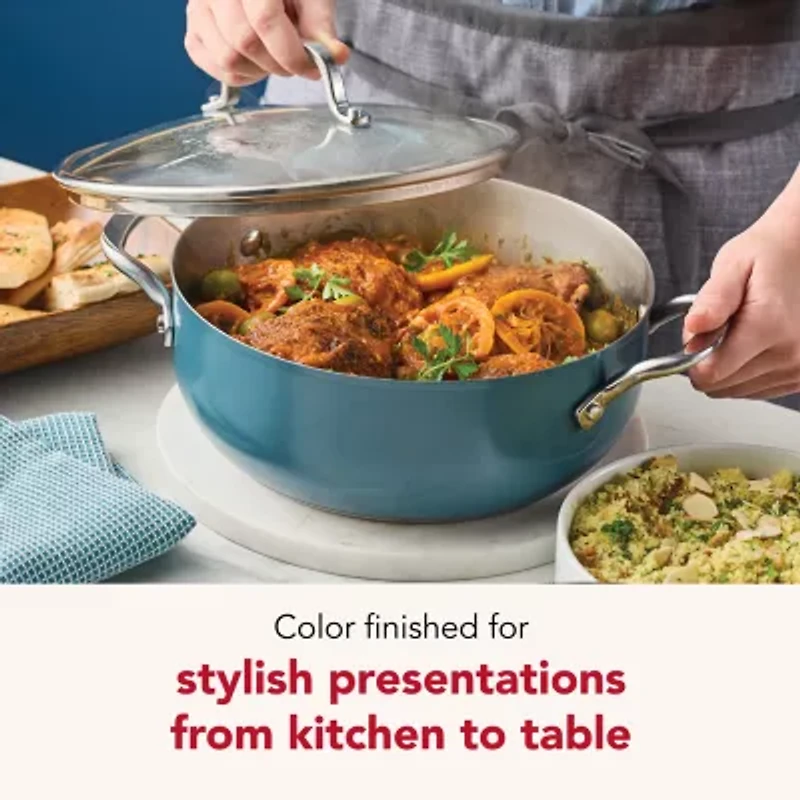 KitchenAid Color-Finished Stainless Steel 3-Ply Base 4-qt. Dutch Oven