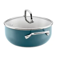 KitchenAid Color-Finished Stainless Steel 3-Ply Base  4-qt. Dutch Oven
